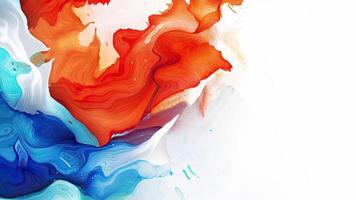 Wavy Form Landscape with Tricolor Background video