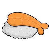 Japanese nigiri sushi bar. Simple design graphic for fFood cafe design logotype vector