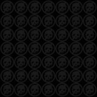 Seamless pattern with skulls on a black background. vector