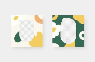 Social media post background. Minimalistic trendy backgrounds for branding, social media post, banner, cover, card. vector
