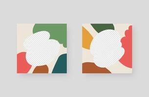 Social media post background. Minimalistic trendy backgrounds for branding, social media post, banner, cover, card. vector