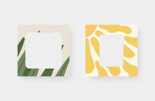 Social media post background. Minimalistic trendy backgrounds for branding, social media post, banner, cover, card. vector