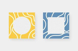 Social media post background. Minimalistic trendy backgrounds for branding, social media post, banner, cover, card. vector
