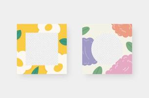 Social media post background. Minimalistic trendy backgrounds for branding, social media post, banner, cover, card. vector
