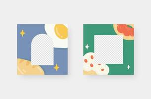 Social media post background. Minimalistic trendy backgrounds for branding, social media post, banner, cover, card. vector