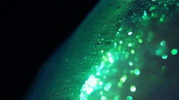 The subjects skin appears to be illuminated with a soft mystical light reminiscent of the breathtaking Aurora Australis.. video