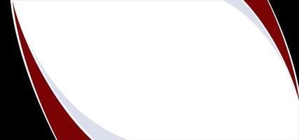 A red and white wave with a white background vector