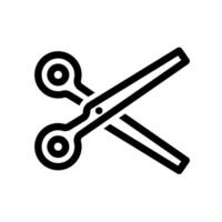 scissors design icon. Isolated white background. Perfect for web and app interfaces, presentations, infographics, etc. vector