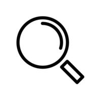 Search design icon. isolated white background. Perfect for web and app interfaces, presentations, infographics, etc. vector