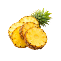 pineapple slices on a transparent background png