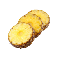 pineapple slices on a transparent background png