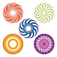 vortex symbol illustrator abstract icon logo template design, vortex logo vector
