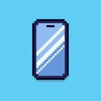 Pixel art smartphone game asset design vector