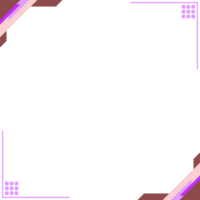 minimalist square banner border frame. Suitable for social media post and web internet ads. Sale promotion announcement background png