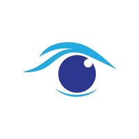 health and eye care logo design vector