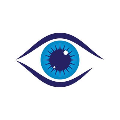 health and eye care logo design