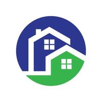 simple and elegant housing logo design vector