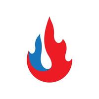 fire logo design burning and blazing vector