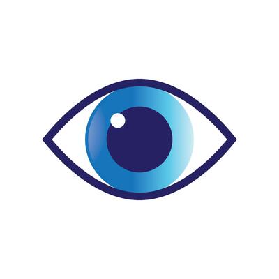 health and eye care logo design