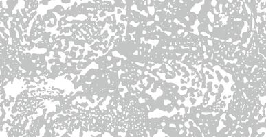 White and gray rusty spot, smudges pattern. Grunge stains background. Monochrome rough distressed seamless texture. Scuffs age dirt wallpaper. vector