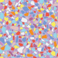 Texture seamless terrazzo flooring, abstract pattern. Colorful background. Bright and modern coloured mosaic vector
