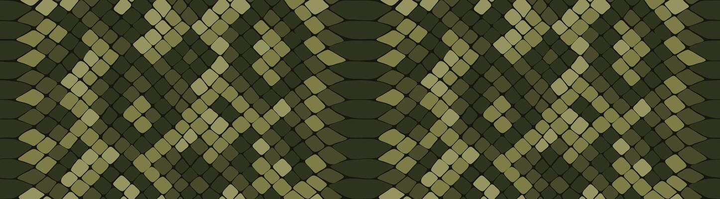 Snake skin, reptile camouflage pattern for fabric design. Animal print, seamless python texture. Abstract leather background