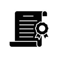 certificate icon design template simple and clean vector