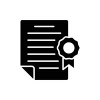 certificate icon design template simple and clean vector