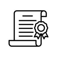 certificate icon design template simple and clean vector
