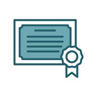certificate icon design template simple and clean vector