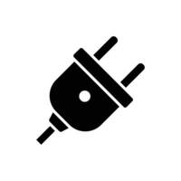 electrical connector icon design template simple and clean vector