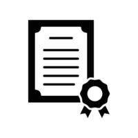 certificate icon design template simple and clean vector