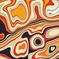 Abstract retro styled distorted lines design background vector