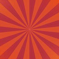 Retro styled starburst effect background vector