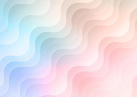Abstract background with a pastel wave design vector