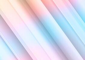 Abstract motion background in pastel rainbow colours vector
