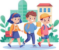 back to school illustration vector