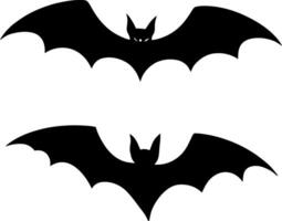 Halloween pattern with scary bats vector