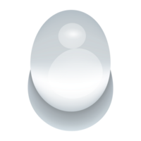 waterdrop in oval shape isolated on background png
