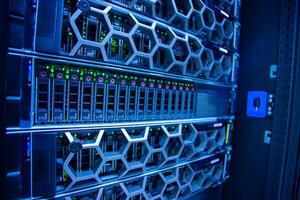 server computer should be high performance, stable, able to serve a large number of users. photo