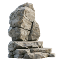 stone stack on transparent background png