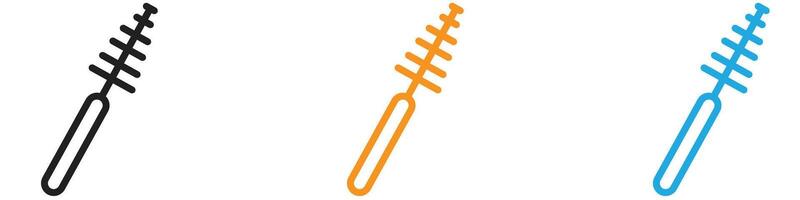 Bottle sweeper cleaning brush logo set collection for web app ui vector