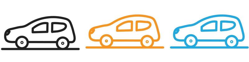 Car logo set collection for web app ui vector
