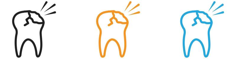 Cavities logo set collection for web app ui vector