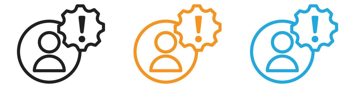 falso cuenta logo conjunto colección para web aplicación ui vector