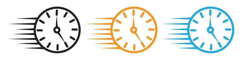 Quick time logo set collection for web app ui vector