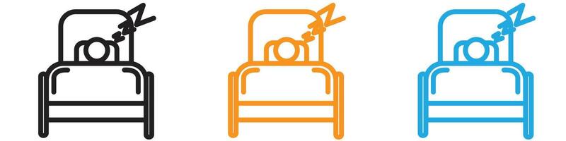 Sleep logo set collection for web app ui vector