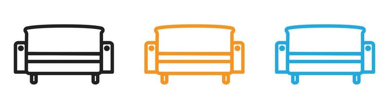 sofa logo set collection for web app ui vector