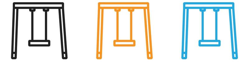 swing logo set collection for web app ui vector