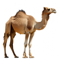 a camel standing on transparent background png